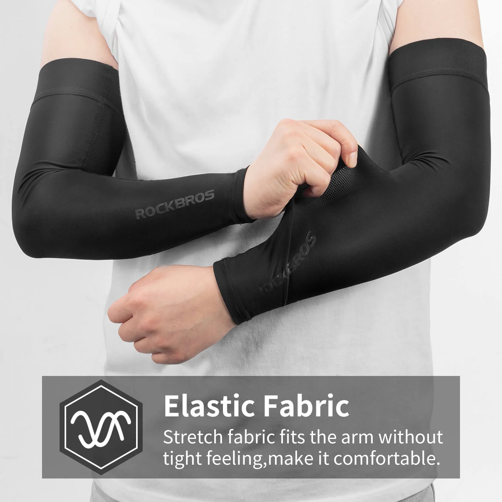 ROCKBROS Sun Protection Cycling Arm Sleeves Cooling Summer - Image 8