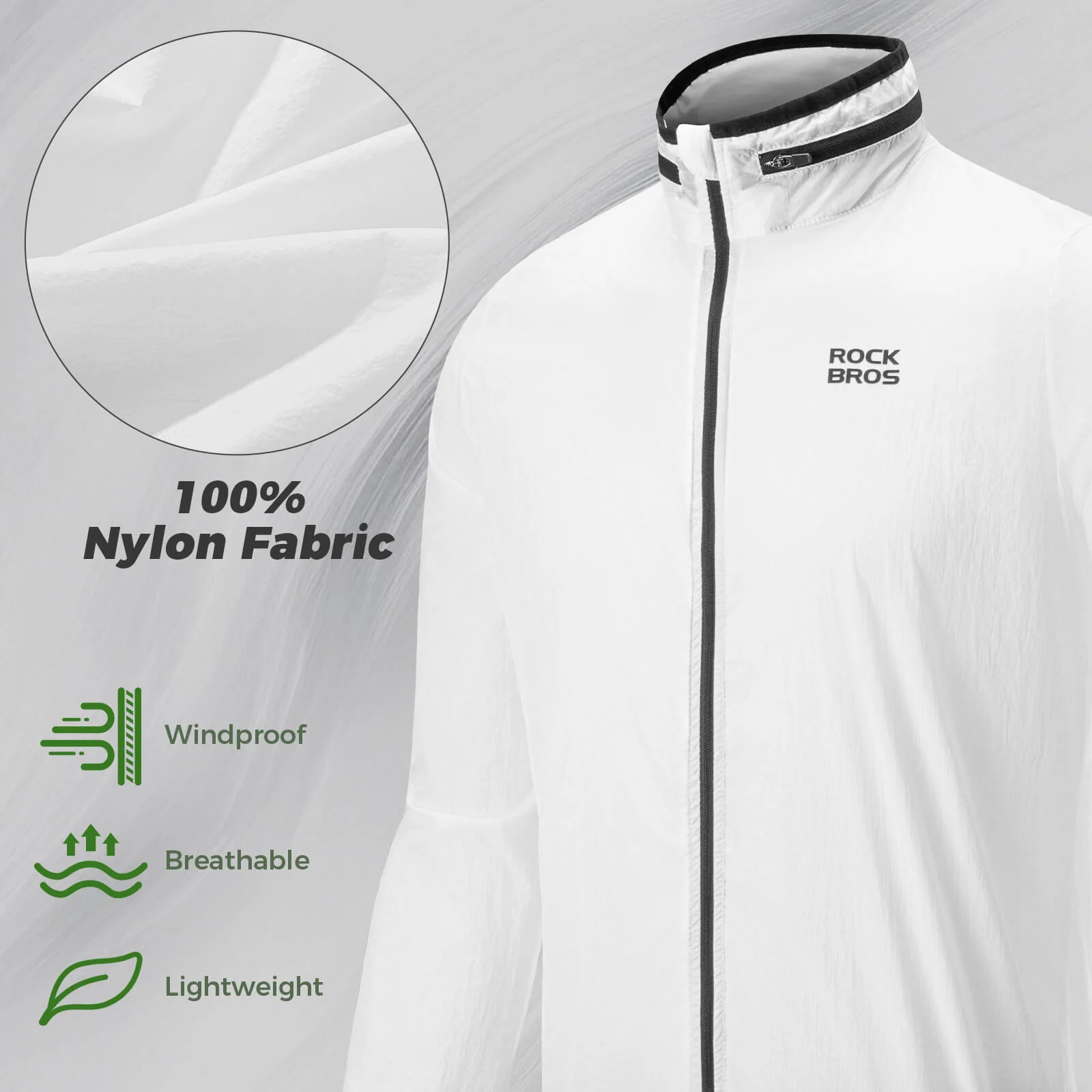 SunGlow Self-Luminous Cycling Jacket – Lightweight & Windproof - Image 5