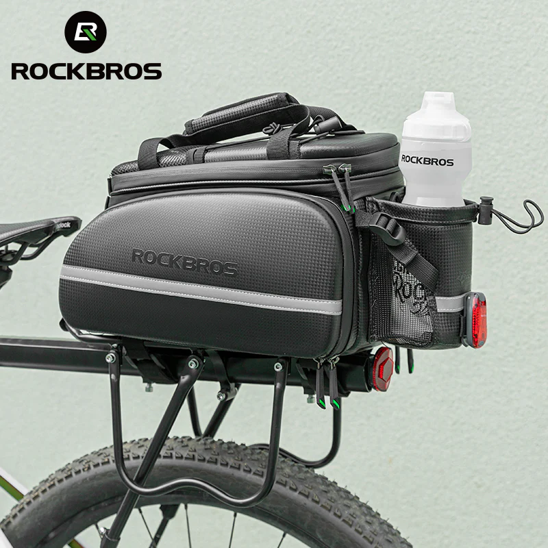ROCKBROS Deluxe Bicycle Pannier Bike Bag with Extendable Compartments - Image 10