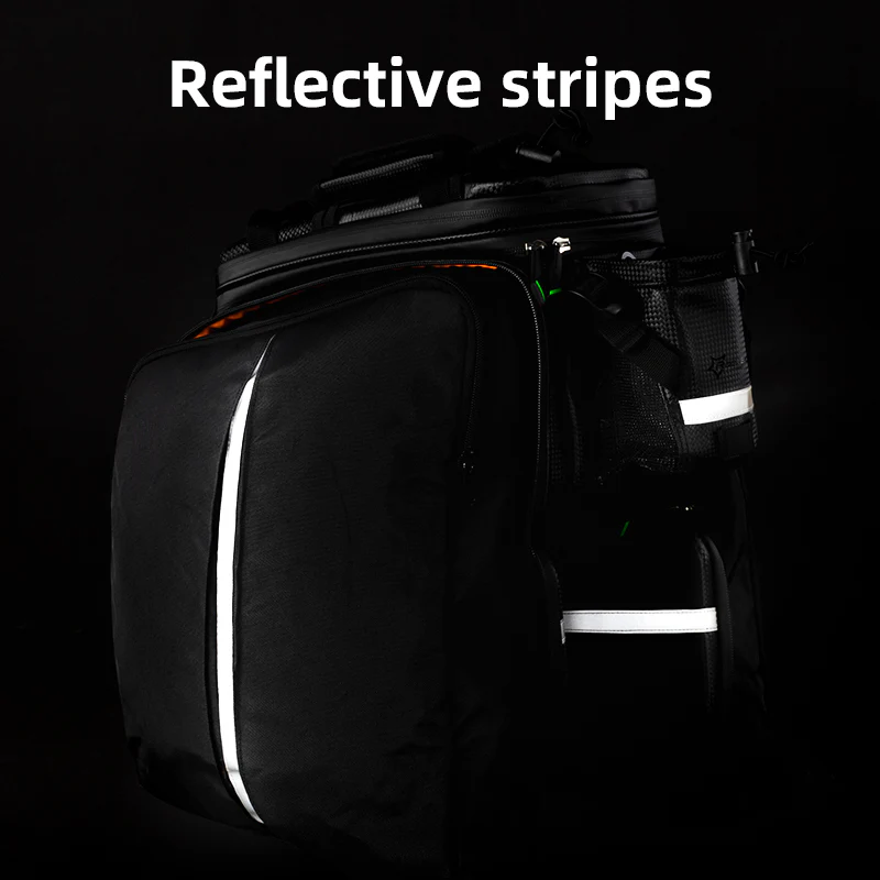 ROCKBROS Deluxe Bicycle Pannier Bike Bag with Extendable Compartments - Image 5