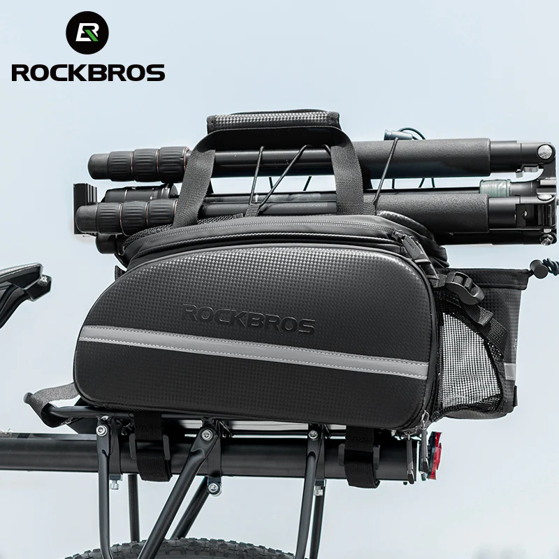 ROCKBROS Deluxe Bicycle Pannier Bike Bag with Extendable Compartments - Image 6