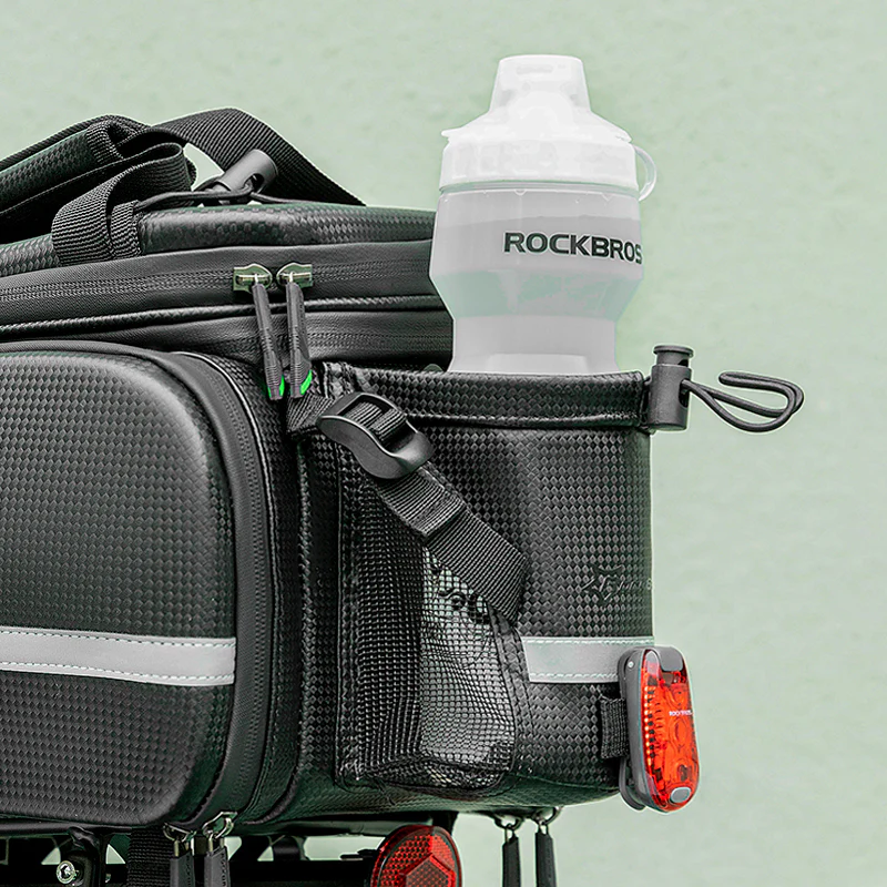 ROCKBROS Deluxe Bicycle Pannier Bike Bag with Extendable Compartments - Image 8