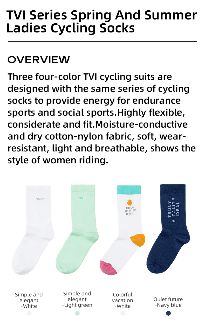ROCKBROS TVI Women's Cycling Socks Cotton Breathable Comfortable - Image 8