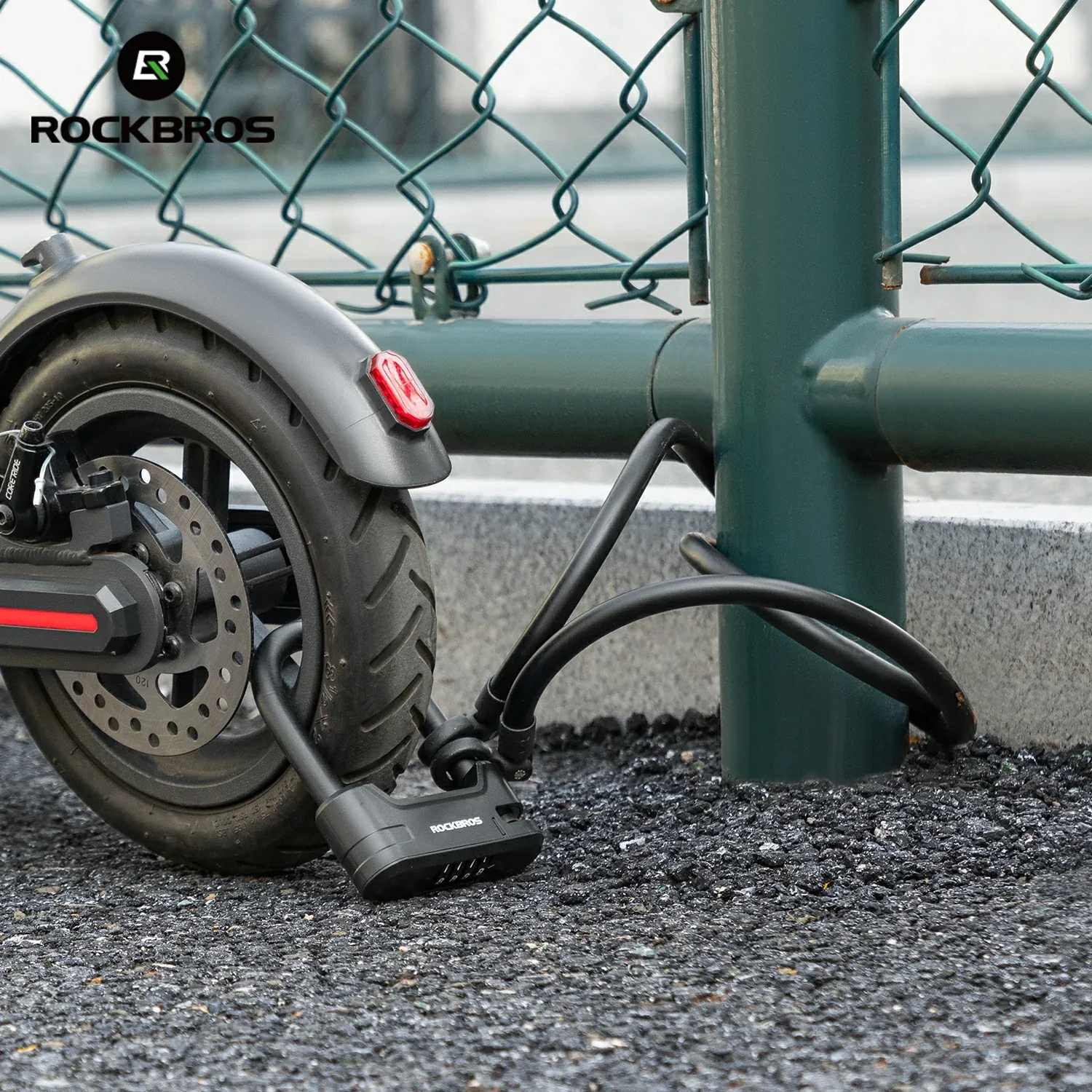Keyless Scooter Cable Lock U-Lock - Image 7