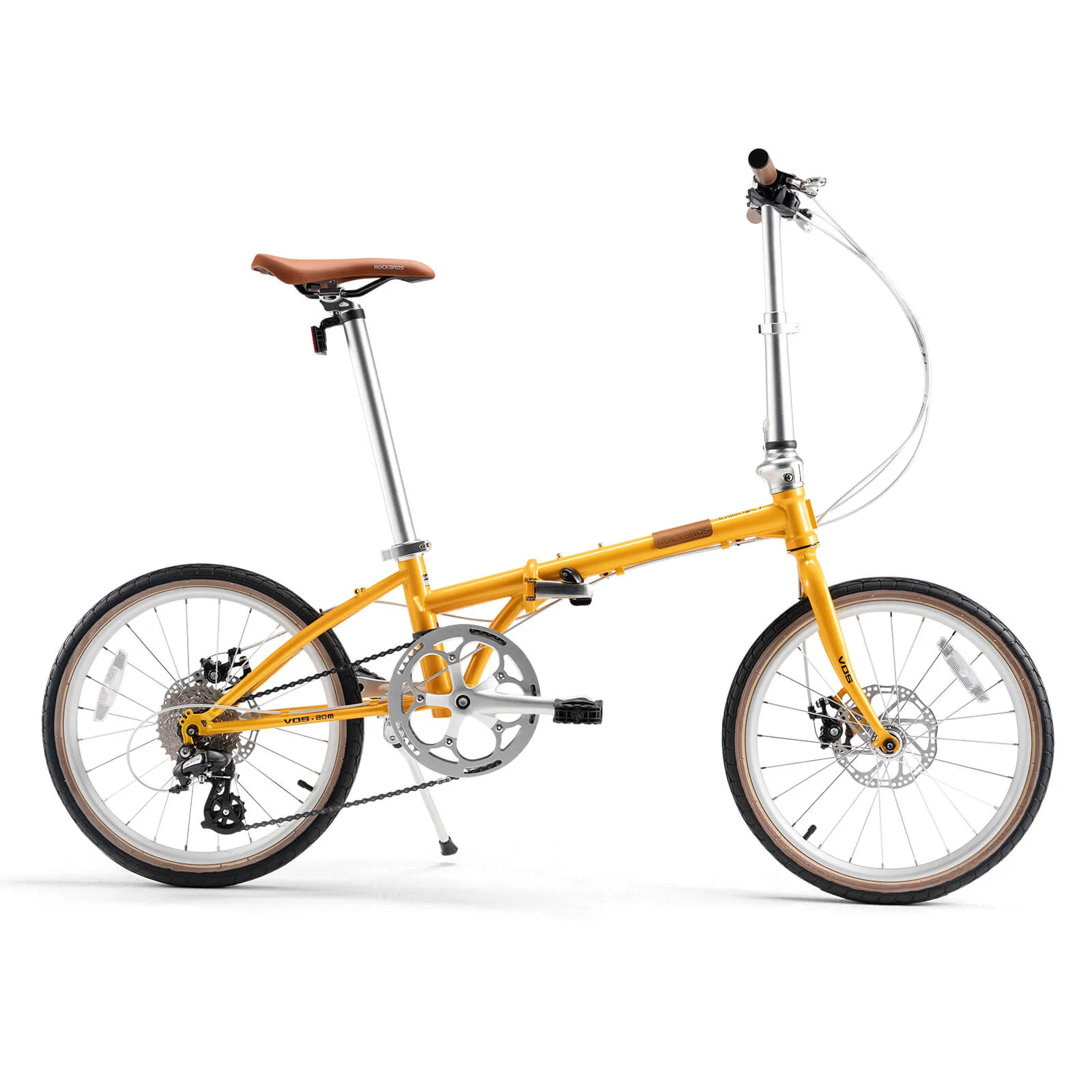 ROCKBROS VDS 20 Inch Folding Bike 8 Speed 11-32T Cassette Disc Brake - Image 7