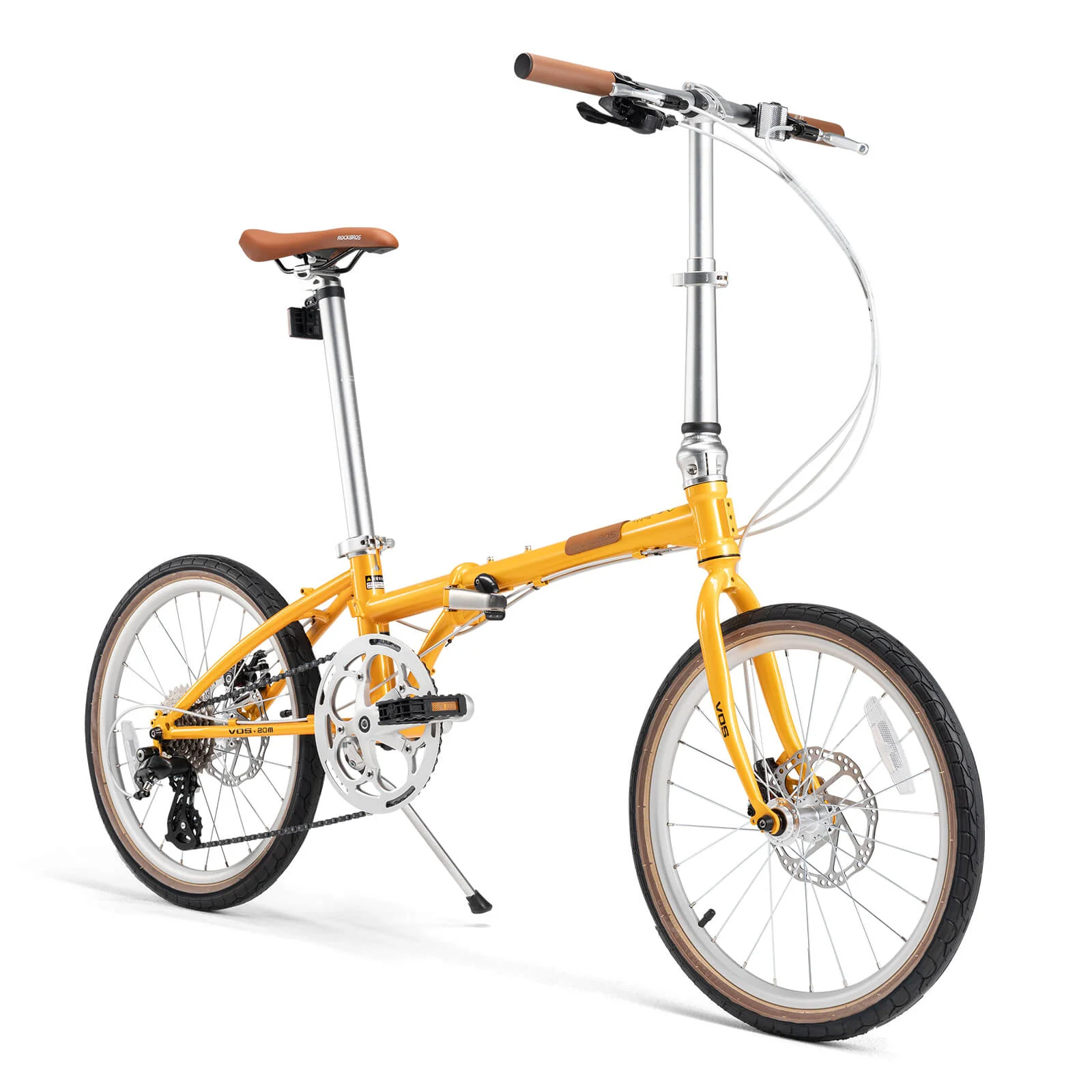 ROCKBROS VDS 20 Inch Folding Bike 8 Speed 11-32T Cassette Disc Brake - Image 8