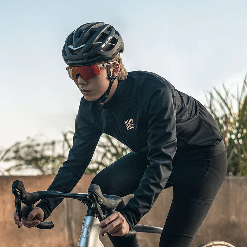 ROCKBROS Winter Fleece Cycling Jersey - Image 3