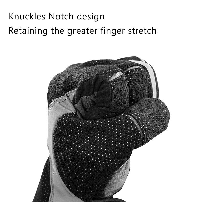 ROCKBROS Winter Touch Screen Gloves Snowboard Thermal Gloves waterproof-S173BGR - Image 4