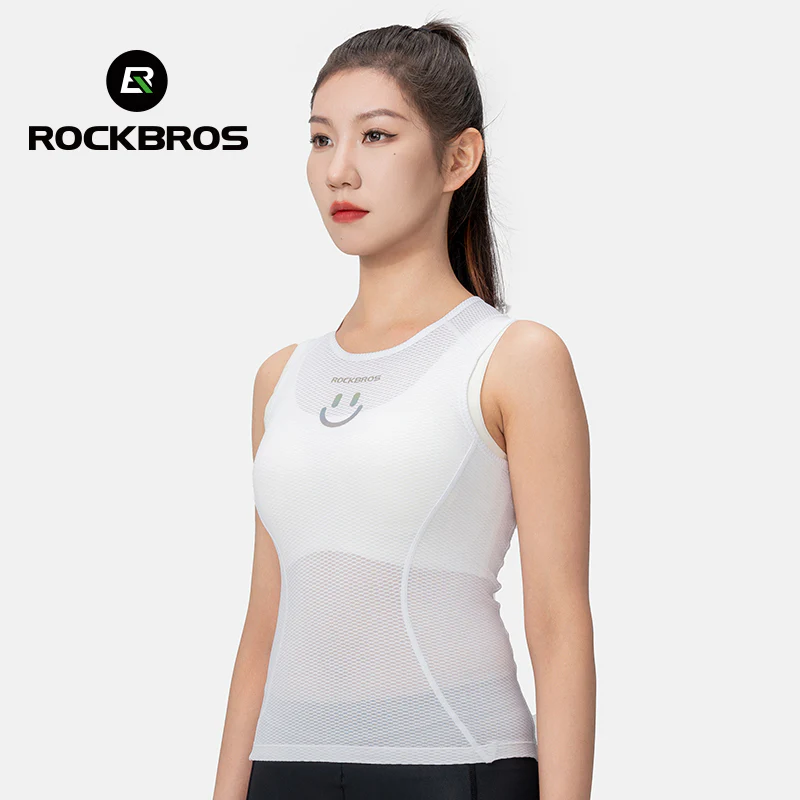 ROCKBROS Women's Cycling Vest Base Layer Breathable Slim 3D Cutting - Image 5
