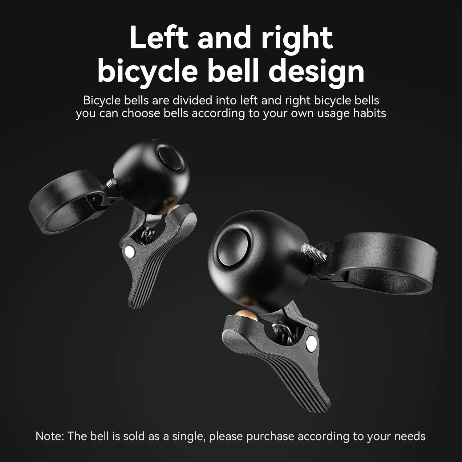ROCKRBOS Road Bike Bell Bicycle Ring 27-30 mm Drop Bars - Image 4
