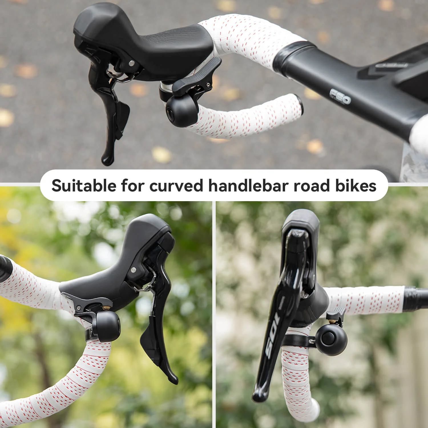 ROCKRBOS Road Bike Bell Bicycle Ring 27-30 mm Drop Bars - Image 7