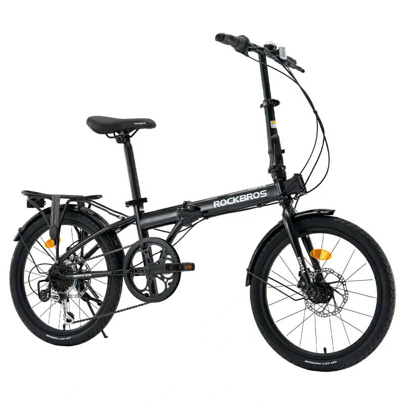 SKN Folding Bike 20 Inch  7‑Speed High‑Strength Chromoly Frame Urban Commuter - Image 11