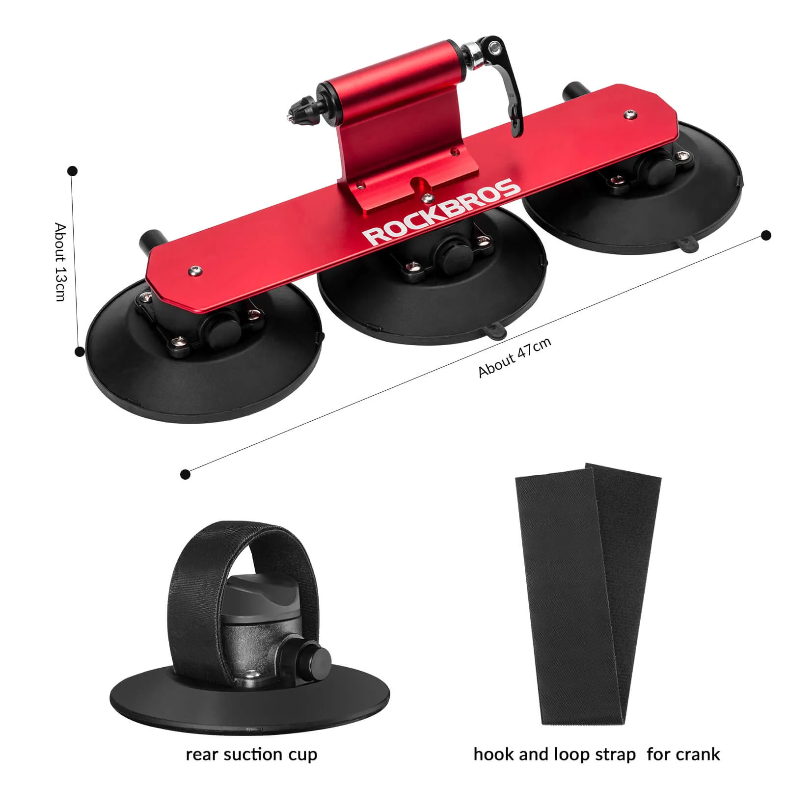 Suction Cup Car Roof Bike Rack Quick-Install Heavy Duty Mount for 1–3 Bikes - Image 10