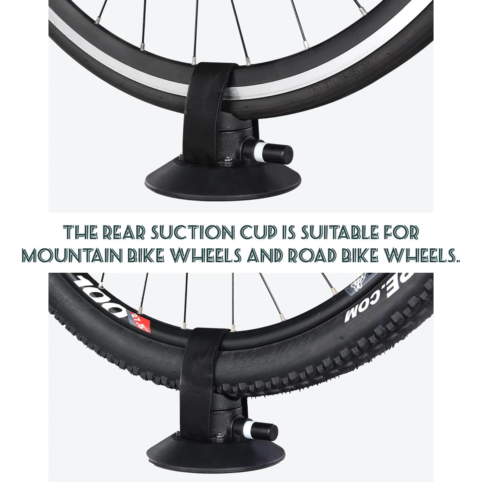 Suction Cup Car Roof Bike Rack Quick-Install Heavy Duty Mount for 1–3 Bikes - Image 12