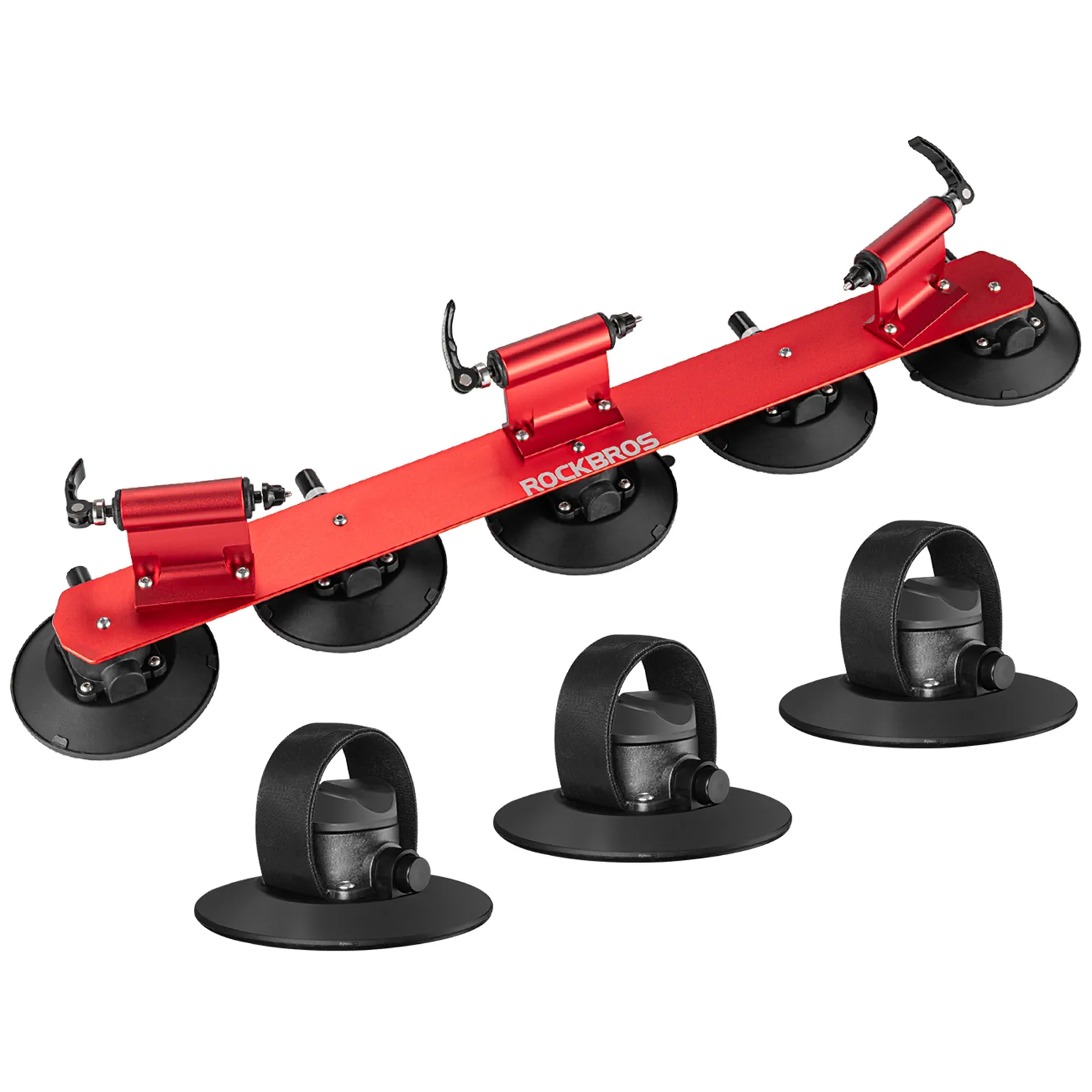 Suction Cup Car Roof Bike Rack Quick-Install Heavy Duty Mount for 1–3 Bikes - Image 22