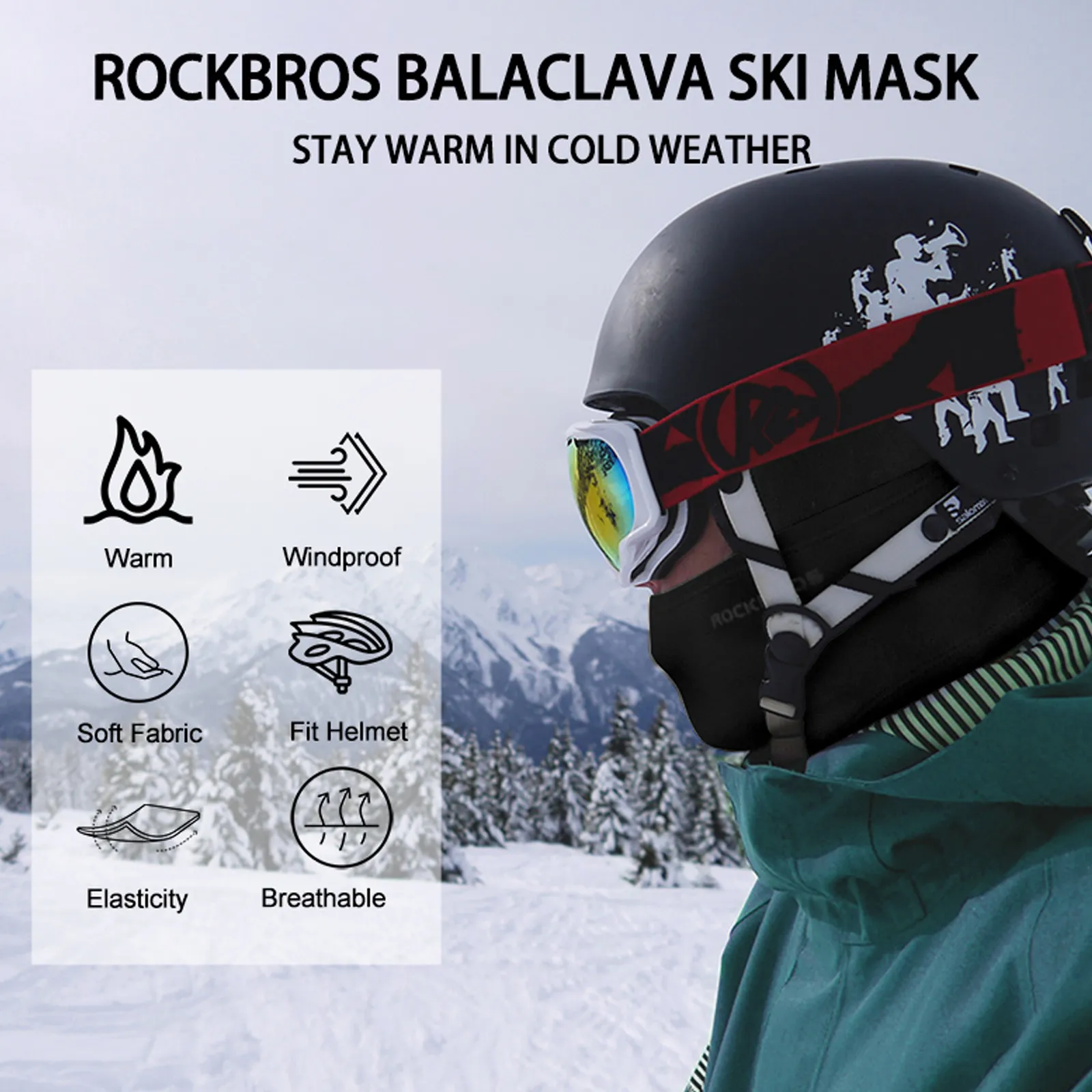 Thermal Balaclava Face Mask Warmer for Outdoor Sports - Image 4