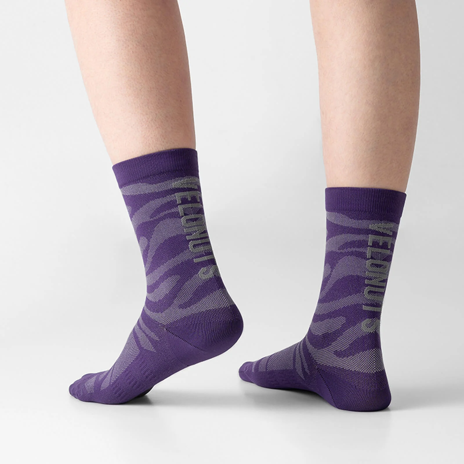 TVI Tiger Print Outdoor Crew Socks Moisture Wicking Unisex - Image 6