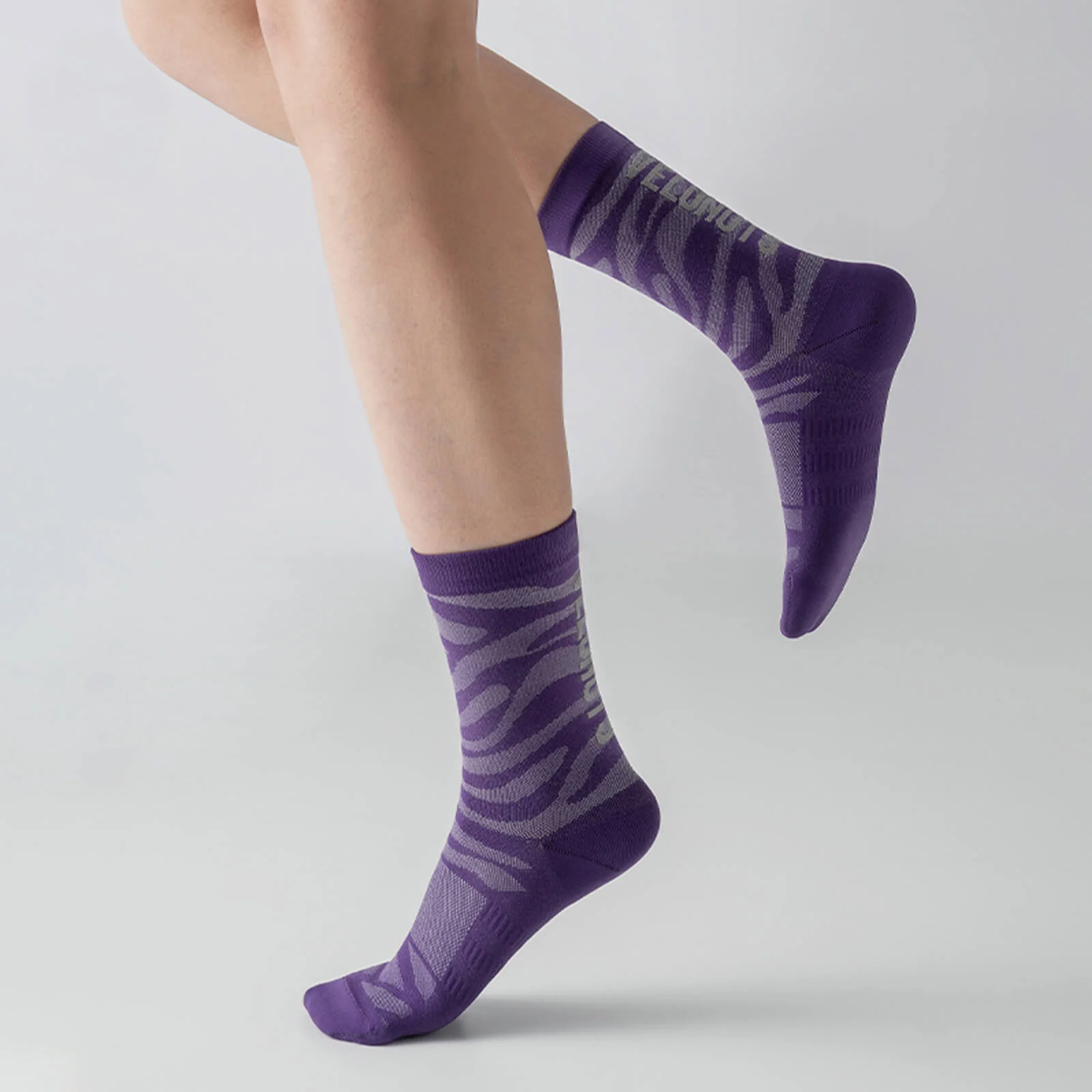 TVI Tiger Print Outdoor Crew Socks Moisture Wicking Unisex - Image 7