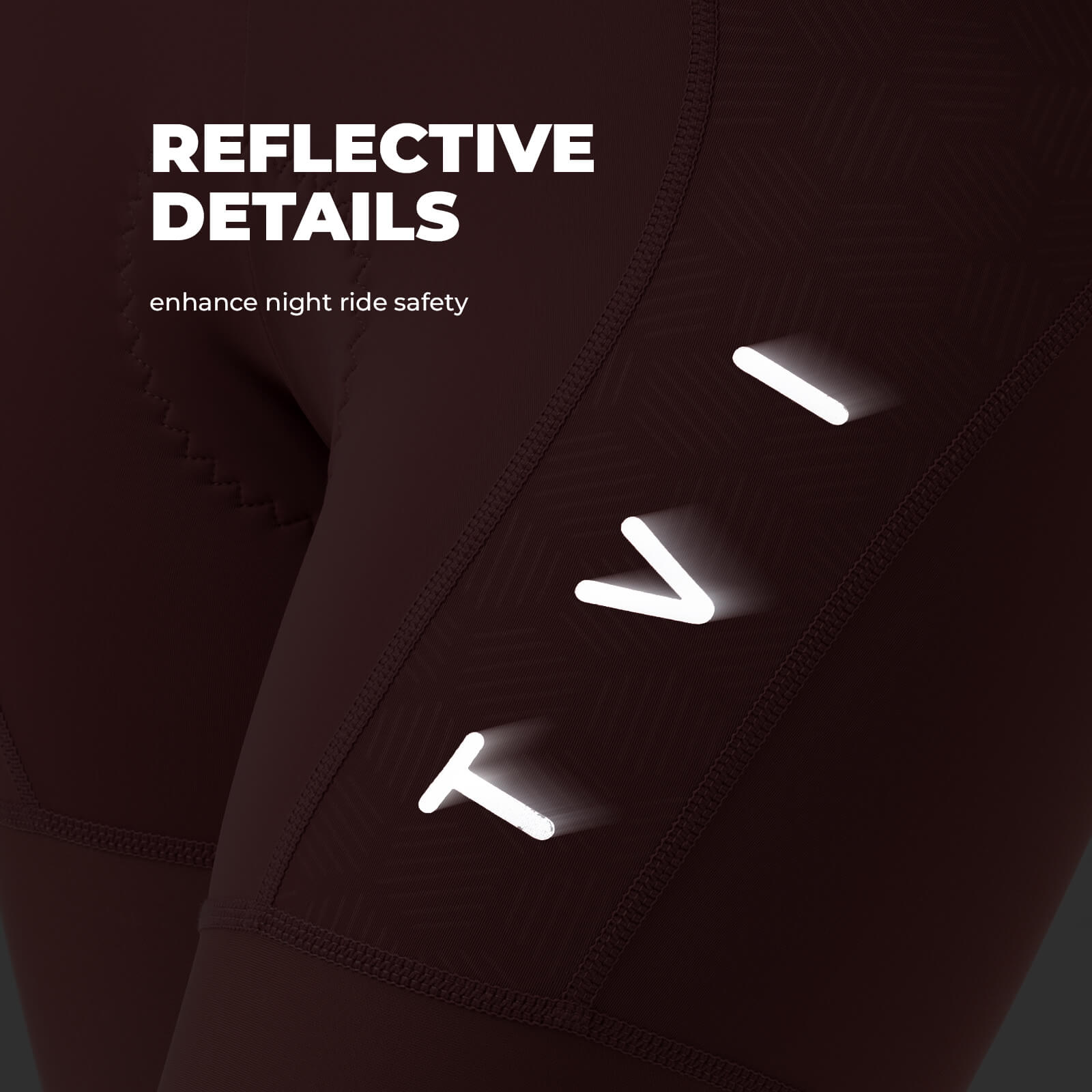 TVI Women’s Summer Performance Cycling Bib Shorts with Magnetic Clasp - Image 7