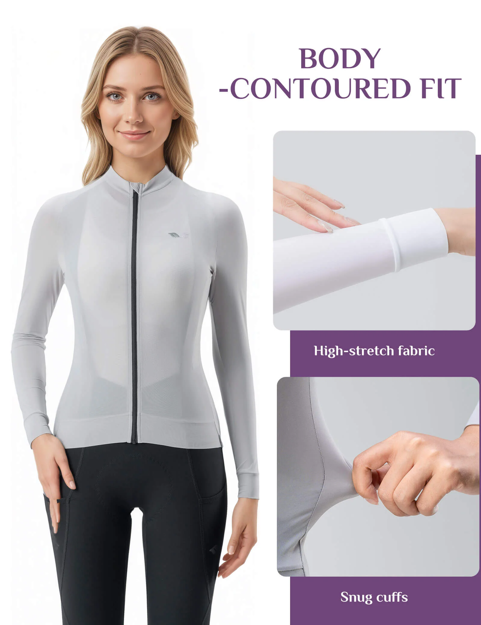 TVI Women's Quick-Dry Cooling Long Sleeve Cycling Jacket - Image 10