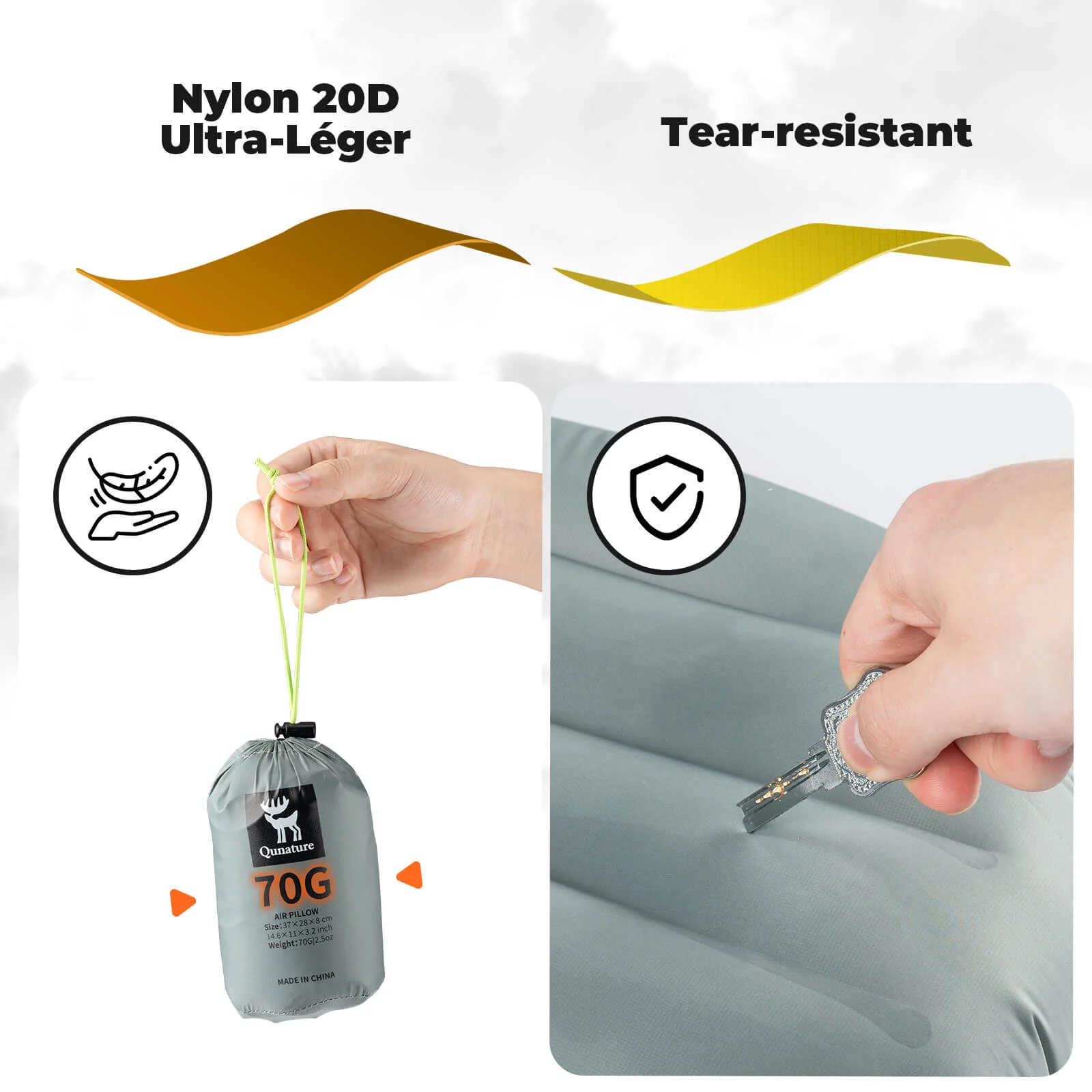 Ultralight Camping Air Pillow AeroCloud Series - Image 8