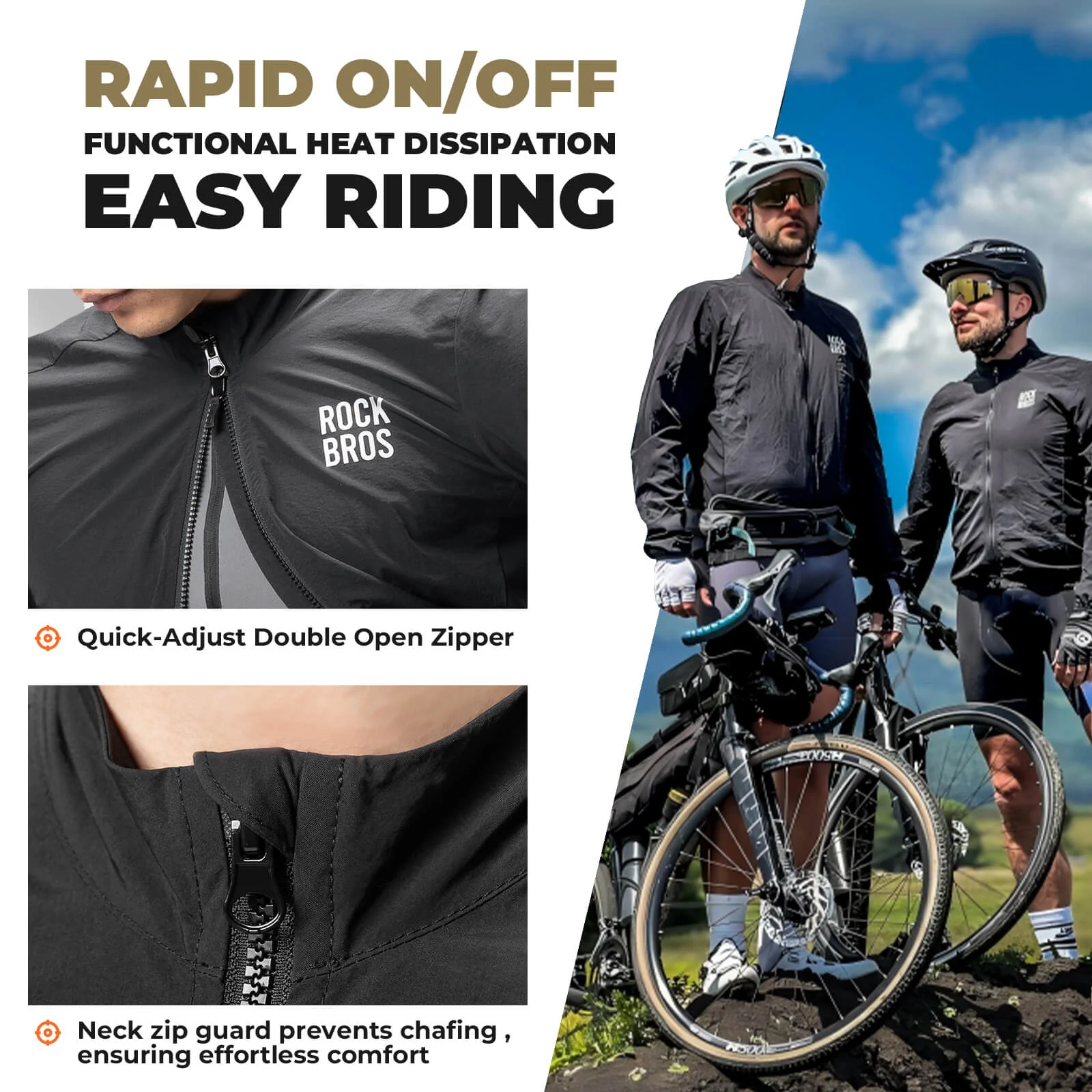 Ultralight Long Sleeve Cycling Jacket Packable Shell - Image 12