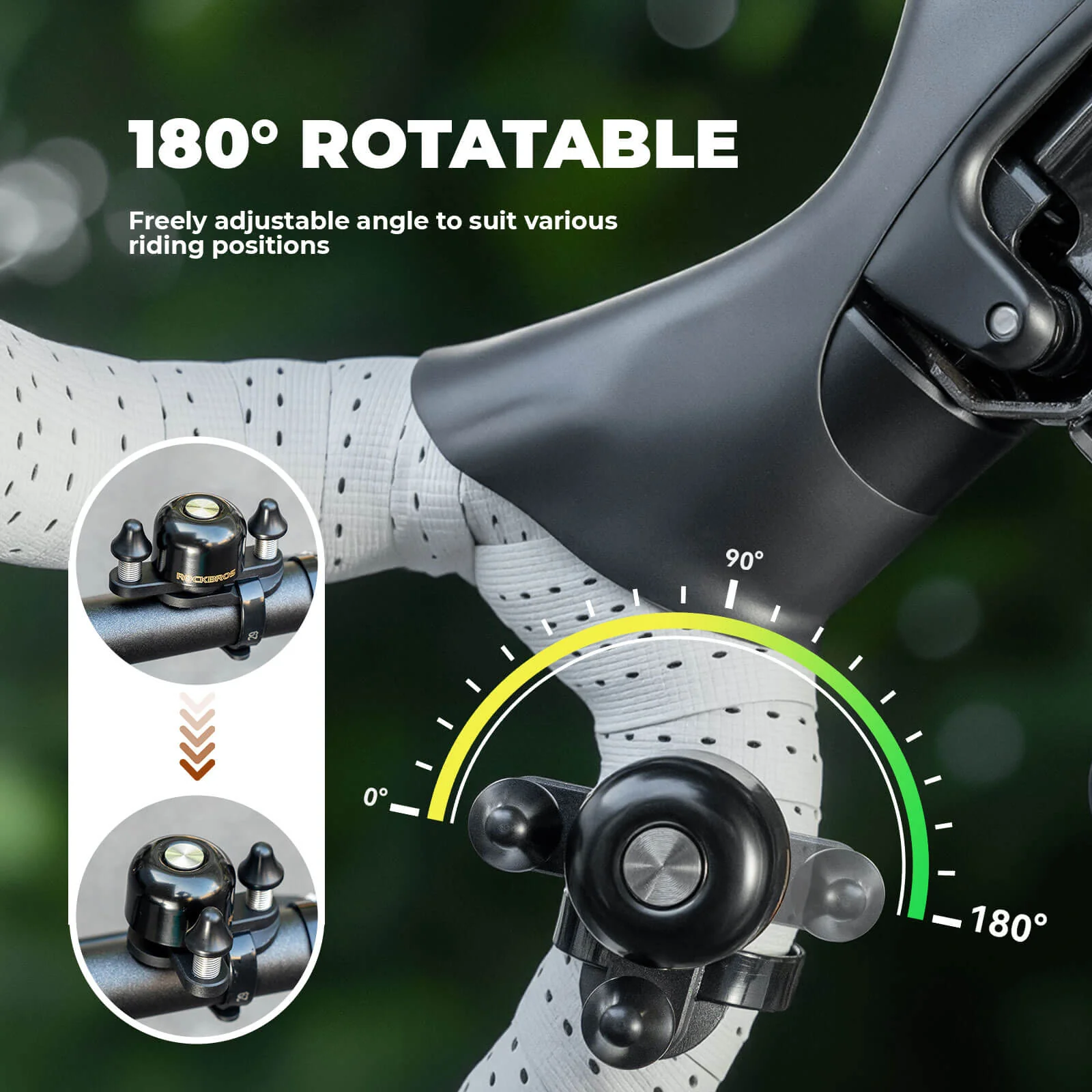 Urban Rider Twin Bike Bell Commuter Safety - Image 15