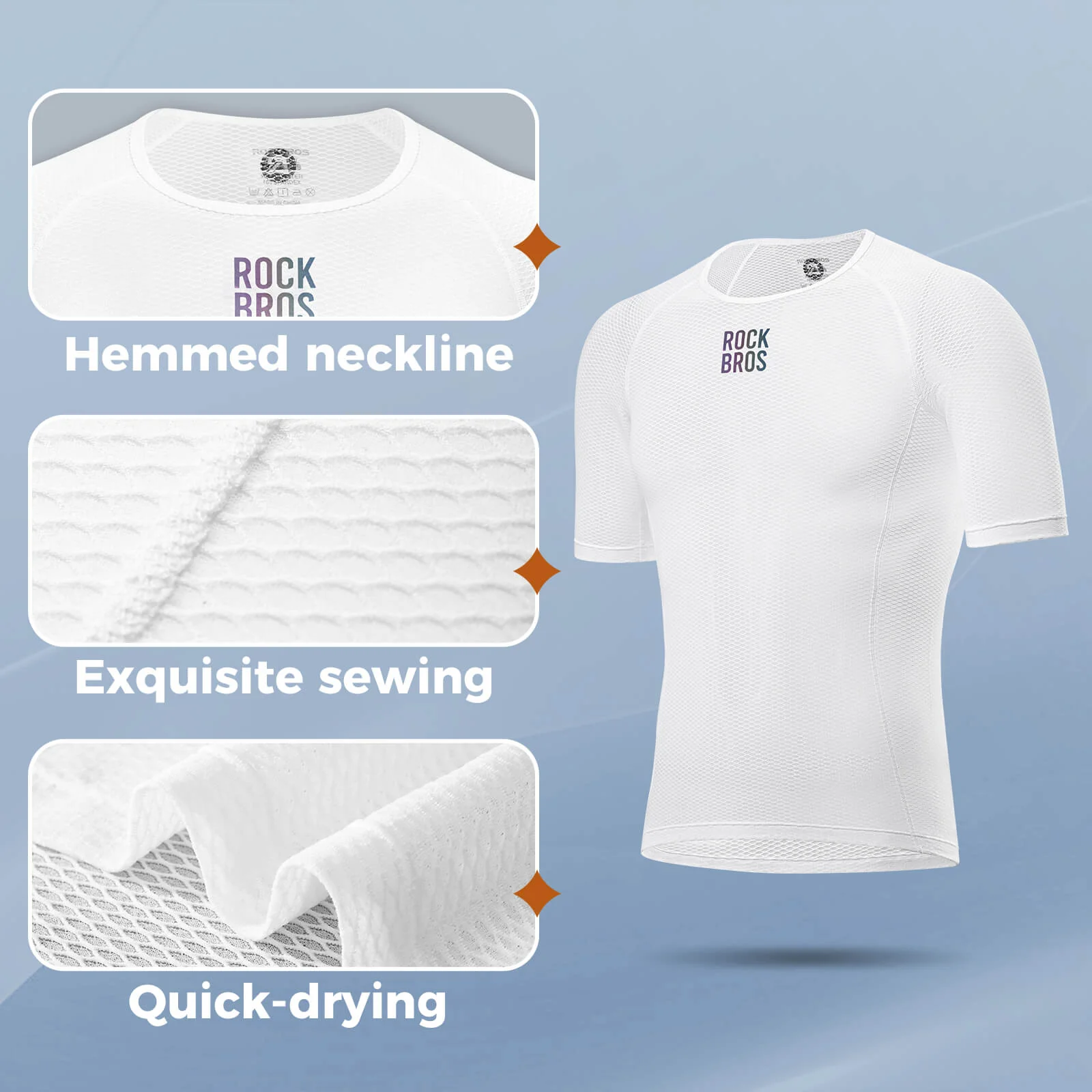Men's Short Sleeve Base Layer Quick-Dry Training Top - Image 4