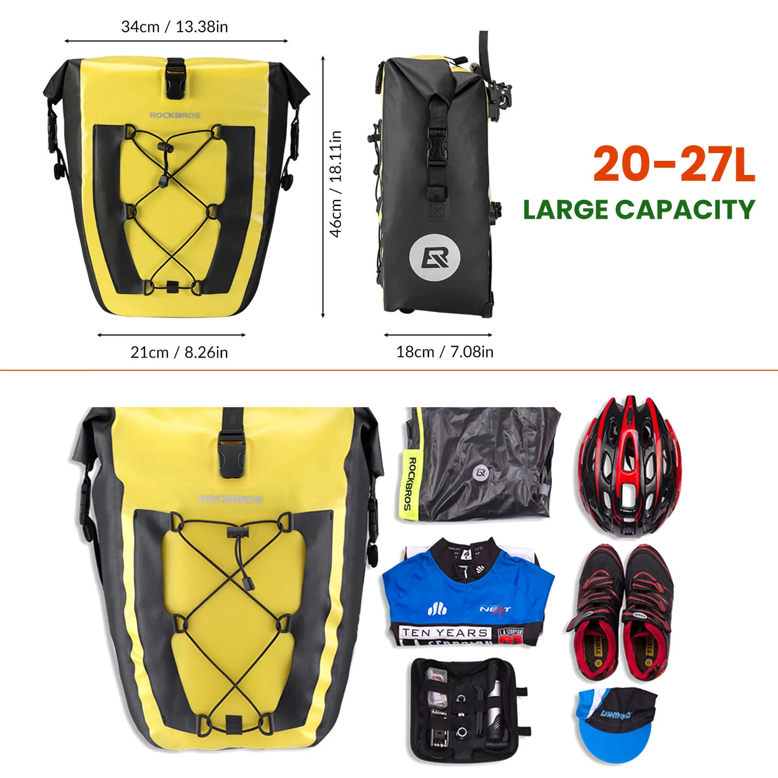 Waterproof Bike Pannier bag 25L AS002 - Image 7