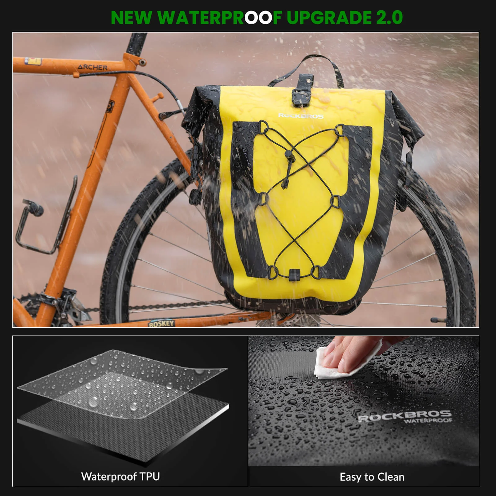 Waterproof Bike Pannier bag 25L AS002 - Image 9
